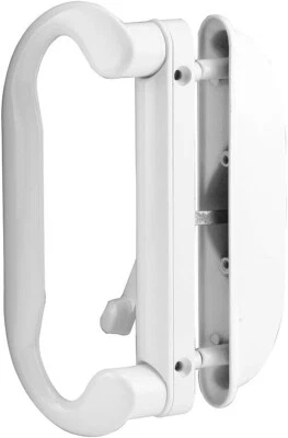 Prime Line Roto Diecast White Patio Door Handle Set Lock Center Lever C 1277 - Image 1 of 3
