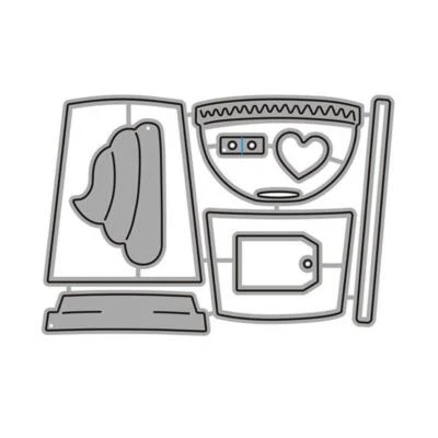 Cutting Dies 3D Scrapbooking Coffee Cup Embossing Folder Stencil for Paper Craft - Image 1 of 4