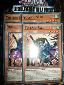 YU-GI-OH! PLAYSET (LOT DE 4) YOSENJU SABU RIRA-FR009 NEUF EDITION 1 - Picture 1 of 1