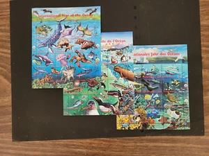 Juego de sábanas Year of the Ocean 1998 (las tres oficinas) - MNH - (Catálogo $33) - Imagen 1 de 1