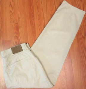 JEANS TOMMY 2001 de colección ajuste regular para hombre 100% algodón ligero caqui 35W x 30L - Imagen 1 de 4