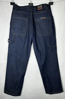 Vintage Iceberg History Mickey Mouse Jeans Mens 38x32 Denim Carpenter Dark Wash - Image 1 of 4