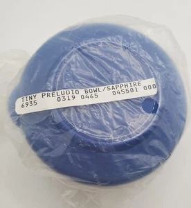 Tupperware Tiny Preludio Bowl 6935 Sapphire Acrylic Bowl with Lid - NEW - Picture 1 of 9