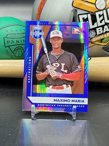 2021 Panini Elite Extra Maximo Maria /249 Aspirations Blue Rookie #185 (CB) - Picture 1 of 2