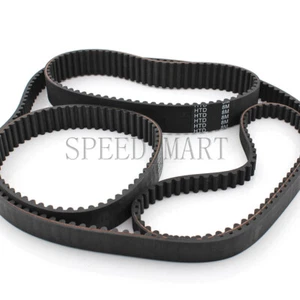 HTD8M Timing Belt Cogged Rubber Geared Closed Loop 25/30mm Wide 1304-1496 - Picture 1 of 4