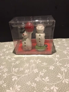 Hallmark Schneemänner Salz und Pfefferstreuer Neu in Verpackung - Bild 1 von 5