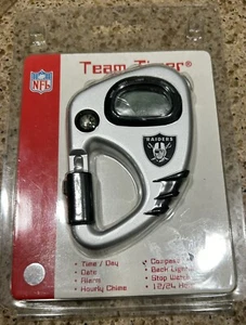 Las Vegas Raiders - NFL Team Timer Clip, Compass, Stop Watch, Time, Alarm, Date - Picture 1 of 2