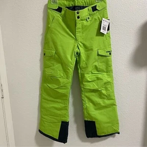 Youth artix Bright Green Snow Pants NwT - Picture 1 of 5