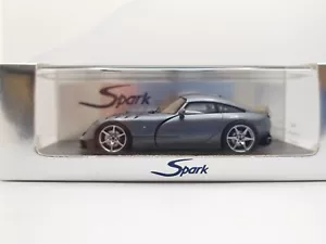 Spark 1/43 TVR Sagaris 2005 argento scuro. Rarissimo! - Foto 1 di 20