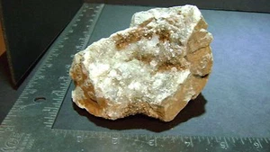3 1/2" x 5" Druzy Quarz Kristall Cluster auf Matrix - Ace of Diamonds Mine, NY - Bild 1 von 7