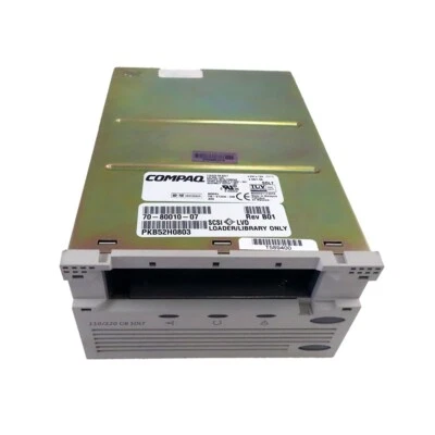 Compaq 110/220GB SDLT SCSI (LVD) Tape (Loader) Drive - 215391-001 - Image 1 of 2