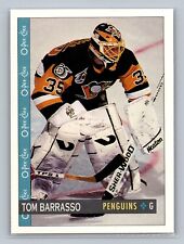1992-93 O-Pee-Chee Penguins Hockey Card #340 Tom Barrasso
