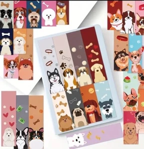 30 PC Bookmark Set Dog Puppy Cartoon Animal 1.5" x 6" New Free Ship 189 - Picture 1 of 2