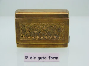 ERHARD & SÖHNE - - - Vintage - ZIGARETTENSPENDER - Relief Dekor mit Putti - - - - Bild 1 von 5