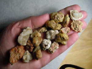 Kansas Quarz Chalcedonsteine grobe Menge 138 Gramm insgesamt - Bild 1 von 12