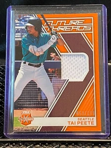 Tai Peete 2023 Elite Extra - Future Threads - Jersey Orange - #53/199 Mariners - Picture 1 of 2