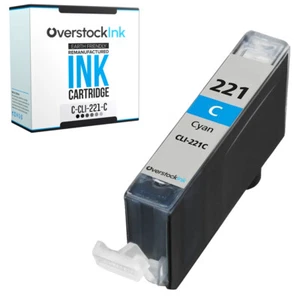 Cartucho de tinta cian compatible OSI CLI-221 1 PIEZA para Canon PIXMA iP4700 MP540 MP560 - Imagen 1 de 1