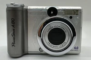Canon PowerShot A80 4.0 MP Digital Camera for Parts / Repair only AS IS - Picture 1 of 13