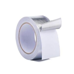 Car SUV Exhaust Pipe Heat Insulation Roll Tape Turbo Thermal Wrap Silver 5M*5cm