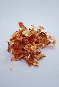 Gold Silver Copper Leaf Flakes 3 Grams Resin Art Nail Craft Foil Decor Glitter