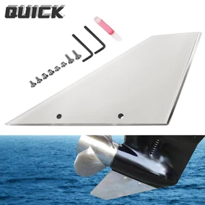 35-SS645 Marine Protezione Skeg Acciaio Inox per Mercury Suzuki Yamaha - Foto 1 di 10
