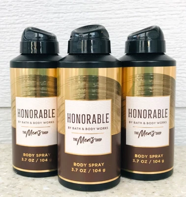 LOTE/CONJUNTO de 3 aerosoles corporales HONORABLES Bath & Body Works 3,7 OZ Foto 1 de 2