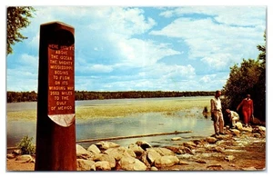 Itasca State Park Minnesota Mississippi River Quellgebiet Postkarte - Bild 1 von 2