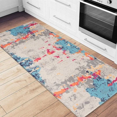 Bathroom Mats Modern Transitional Abstract Anti-Fatigue Standing Mat Kitchen Mat - Image 1 of 4