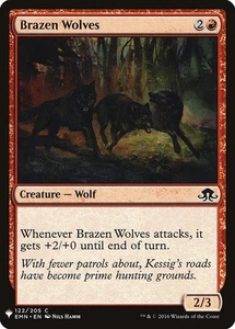 Brazen Wolves - Mystery Booster #122/205 MTG Magic The Gathering - Picture 1 of 1