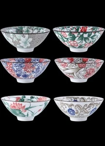 6 chinesische Teetassen aus Keramik. Rutschfest, spülmaschinenfest. Kostenloser Versand - Bild 1 von 5