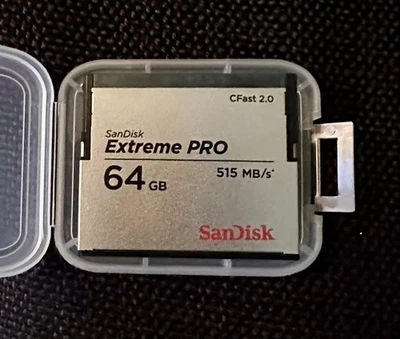 Sandisk Extreme Pro 64gb CFast 2.0 Memory Card 515MB/s - Image 1 of 2