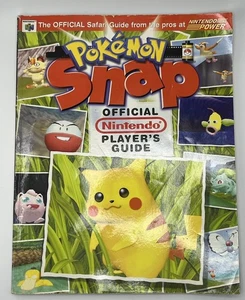 Pokemon Snap N64 1999 Nintendo Power Official Players Guide Book - Imagen 1 de 7