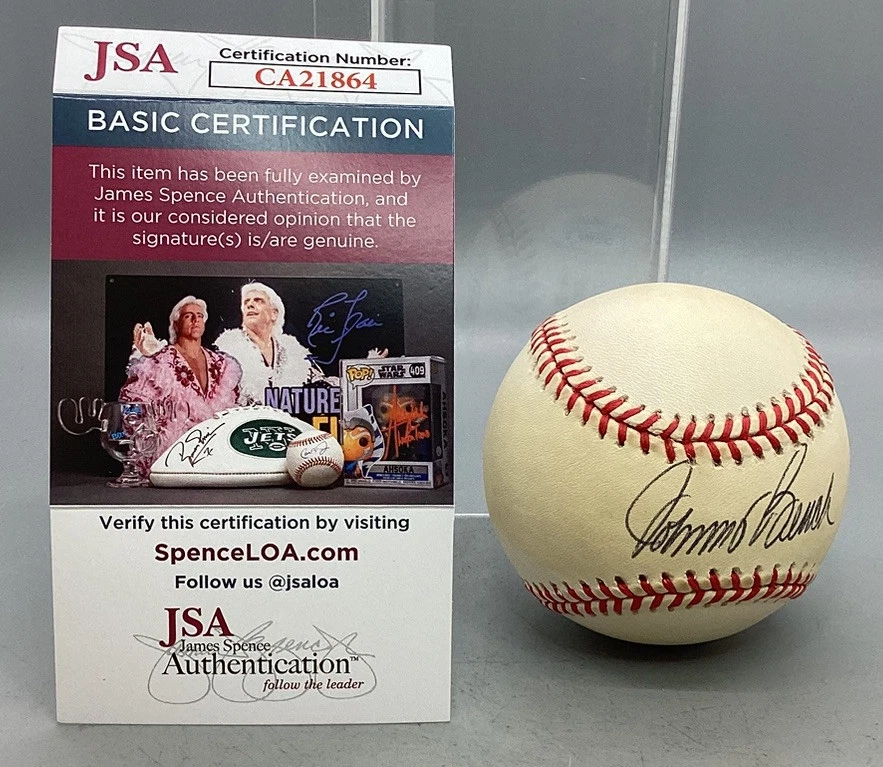 Johnny Bench National League Autographed Baseball - JSA Certified - Image 1 of 4