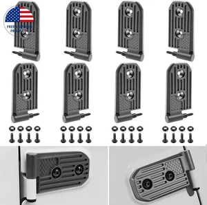 Kit de bisagra de puerta para Jeep Wrangler JL JLU 2018-2024 izquierda y derecha 2 puertas/4 puertas 8 piezas - Imagen 1 de 9