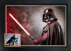David Prowse Signed Darth Vader Framed Star Wars Collectible (38.5" by 28") - Picture 1 of 2