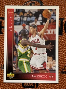 1993-94 Upper Deck Toni Kukoc Rookie Card #299 Bulls - Picture 1 of 2