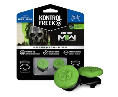 Kontrol Freek PS4 PS5 Controller Performance Grip COD Modern Warfare 2 Green 2pc - Image 1 of 4