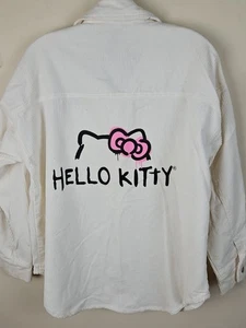 Forever 21 Sanrio Hello Kitty jacket Size S oversized Corduroy Shacket shirt - Picture 1 of 14