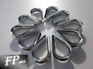 Cosse Coeur 4 mm ( Lot de 10 ) inox 316 - A4 - Imagen 1 de 1