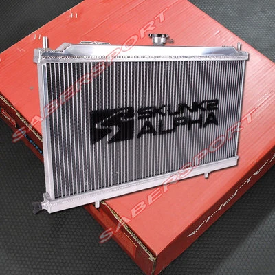 Skunk2 Racing Alpha Series Aluminum Radiator for 1988-1991 Honda Civic / CRX M/T - Image 1 of 4