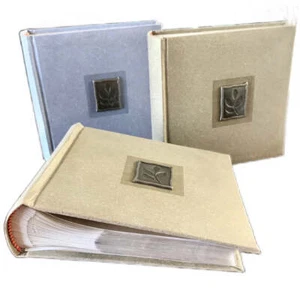 Premium Book Bound 100 Photo Album Family Wedding Archival High Quality Natural - Bild 1 von 12