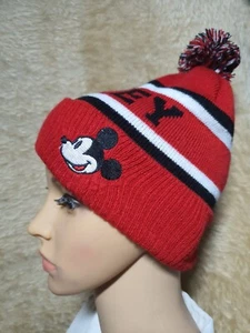 Gorro de invierno adulto como nuevo Disney Mickey and Friends punto fino (1232) - Imagen 1 de 9
