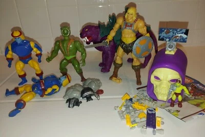 Lote MASTERS OF THE UNIVERSE He-Man, Kobra Khan, Panthor, Sy-clone, Mega Construx Foto 1 de 4