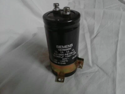 S+M Kondensator B41564-A8109-Q  10000μF 63V ,Installationsfussch Schraubanschlus - Bild 1 von 4