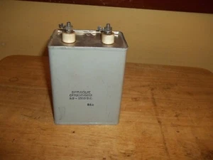 Sprague CP70E1F11805X Condensatore 8.0MFD-1500DC, mai usato - Foto 1 di 2