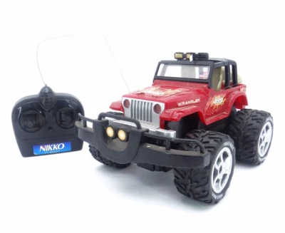 Nikko Max Wrangler Jeep Ferngesteuert Auto RC Vintage Spielzeug Tronico 1980 - Bild 1 von 4