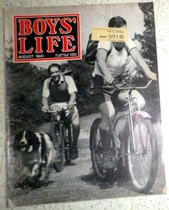 Vintage BSA August 1941 Boys' Life Magazine Good Condition HL - Picture 1 of 1