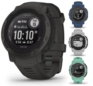 Reloj inteligente Garmin Instinct 2/2S solar resistente GPS con lente de carga solar - Imagen 1 de 34