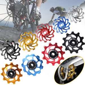 Cycle Road Bike Rear Derailleur Wheel Ceramic Bearing Jockey Pulley Guide Roller