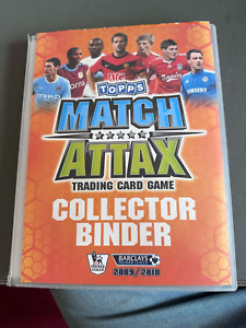 09-10 Topps Match Attax Trading Card Binder With 311 Cards - No Dupes